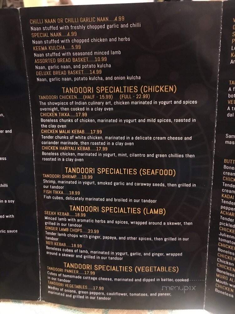 Palace Indian Restaurant - Davie, FL menu_pic