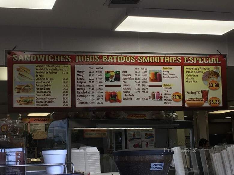 Palacio De Los Jugos - Miami, FL menu_pic