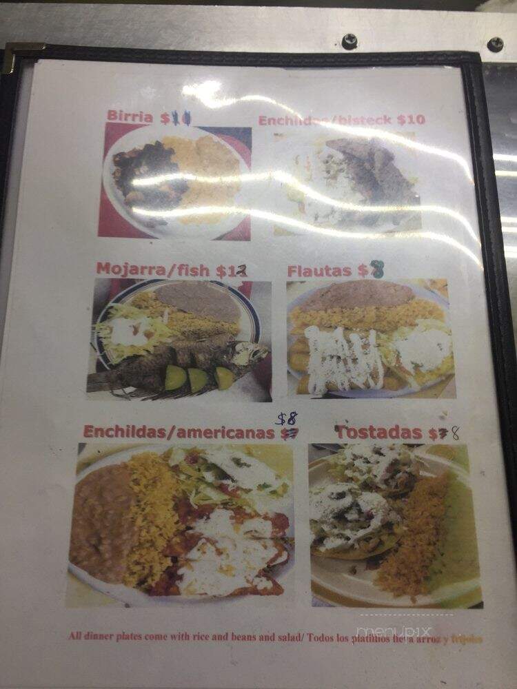 Paleteria Y Taqueria Guerrence - Lakeland, FL menu_pic