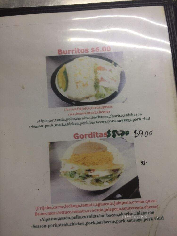 Paleteria Y Taqueria Guerrence - Lakeland, FL menu_pic