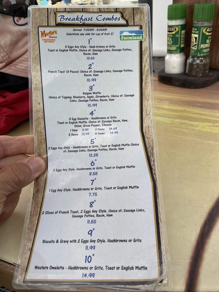 Pete's Time Out - Fort Myers Beach, FL menu_pic