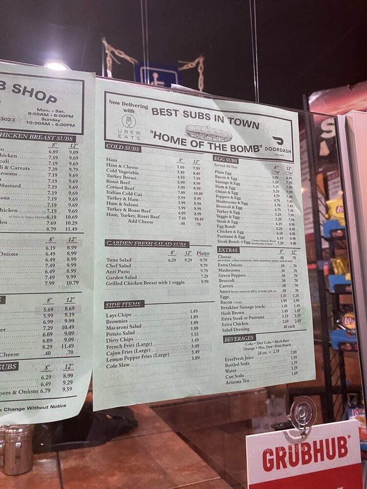 Philly Steak Sub Shop - Miramar, FL menu_pic