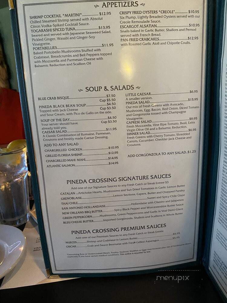 Pineda Crossing Bar & Grill - Melbourne, FL menu_pic