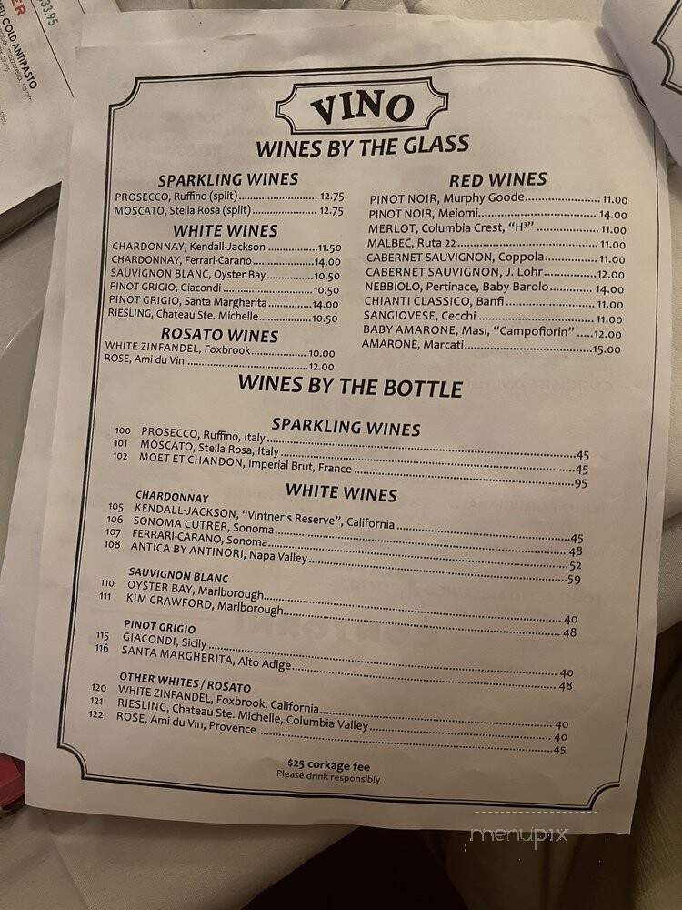 Pisitano - Boca Raton, FL menu_pic