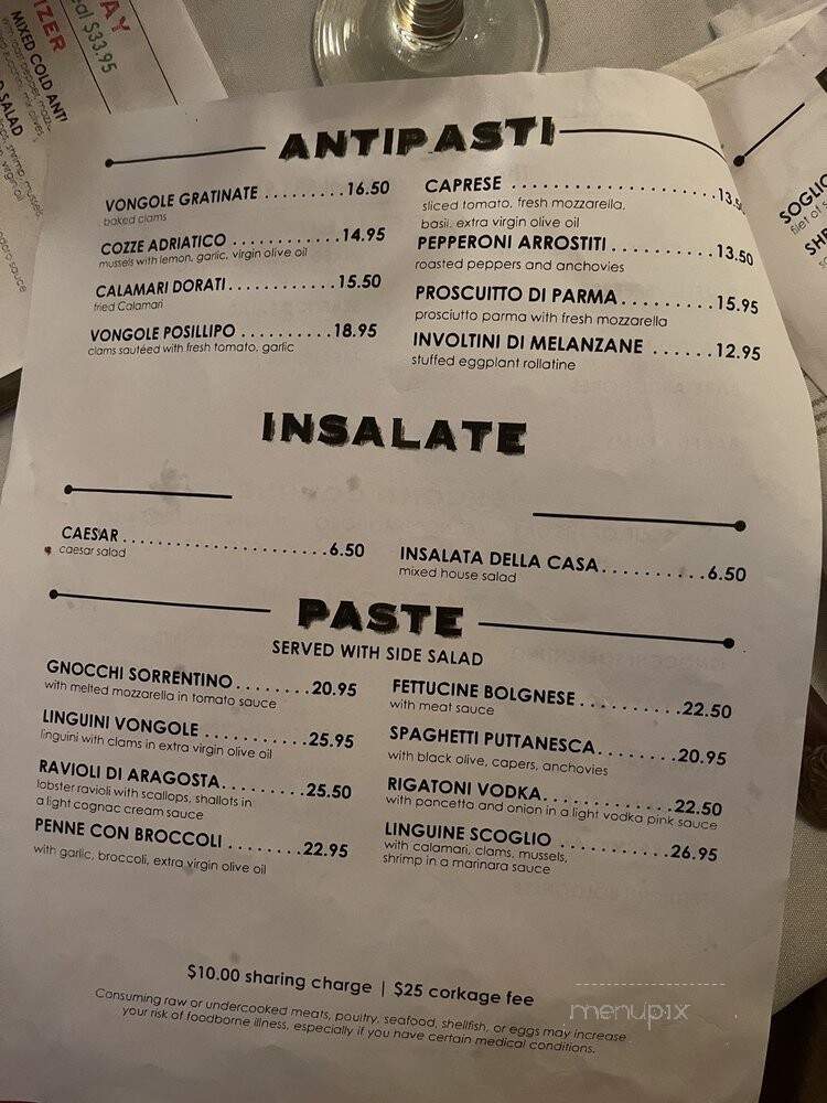 Pisitano - Boca Raton, FL menu_pic