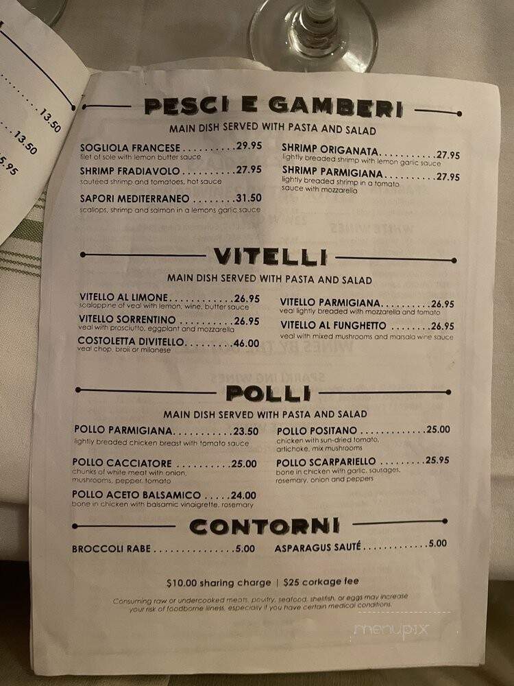 Pisitano - Boca Raton, FL menu_pic