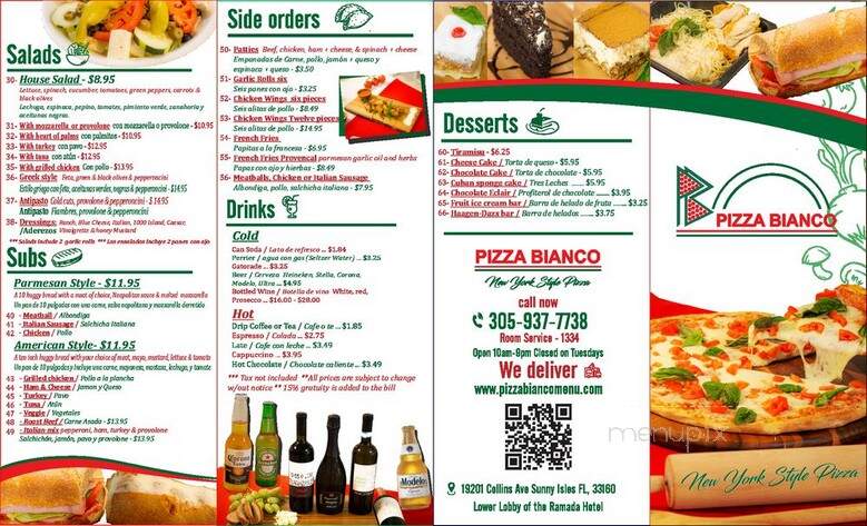Pizza Bianco - Sunny Isles Beach, FL