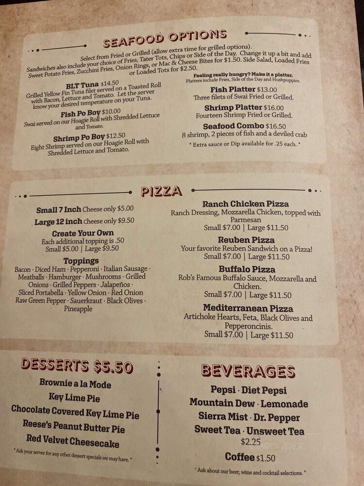 Place - Panama City, FL menu_pic