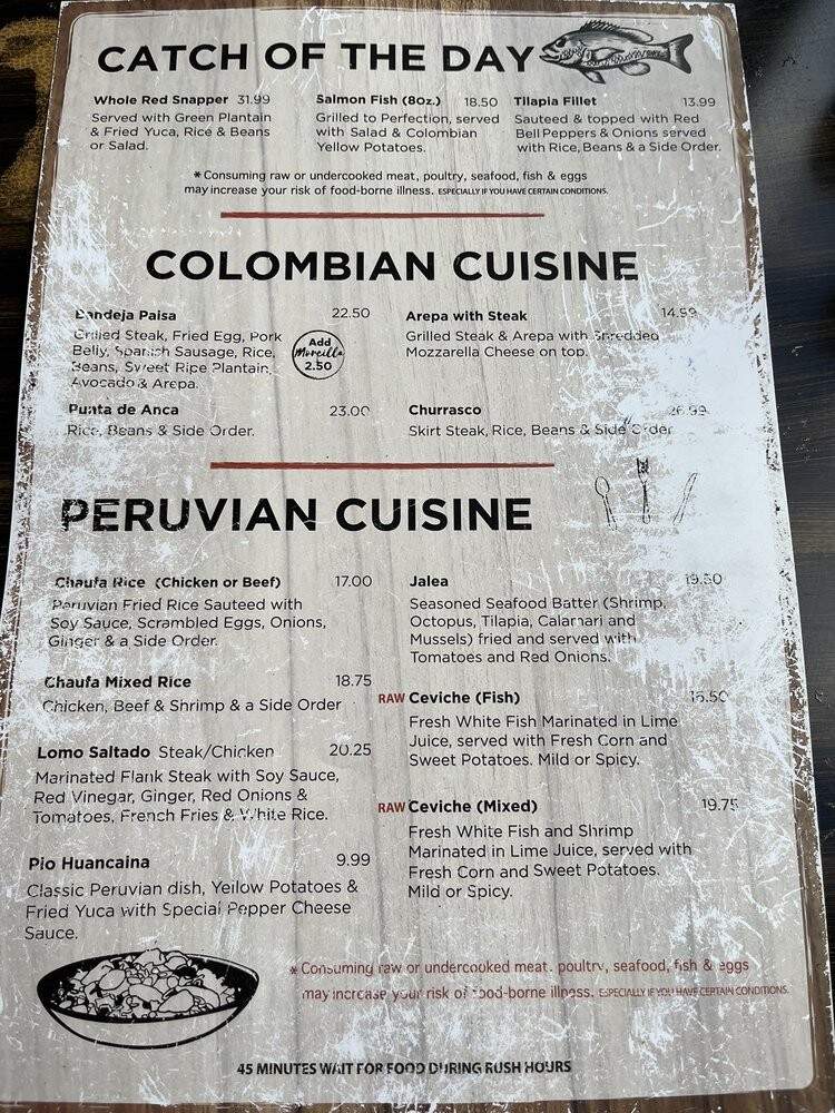 Pollos Pio Pios - Orlando, FL menu_pic