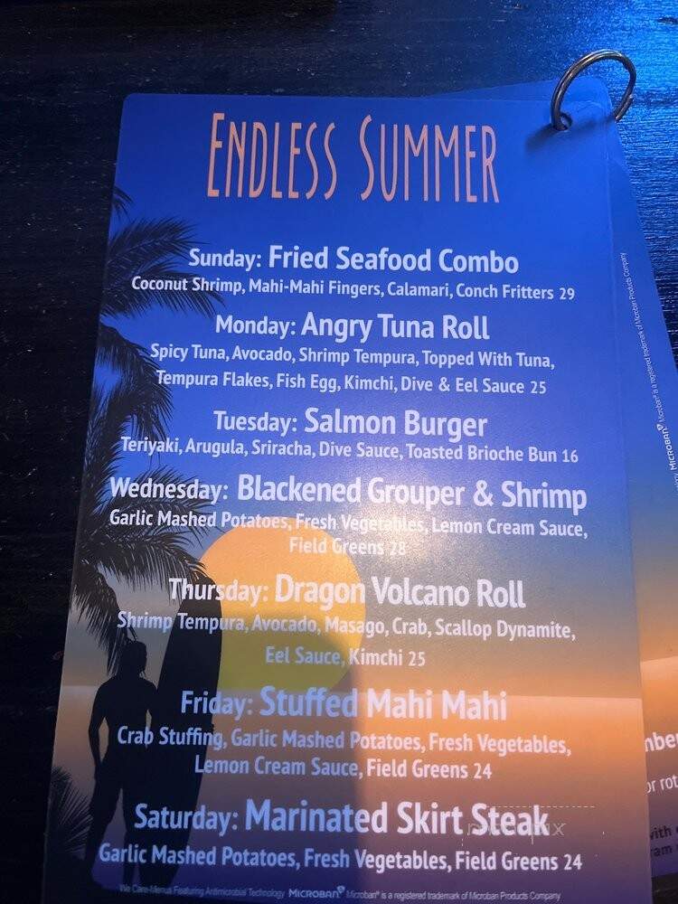 Quarterdeck Seafood Bar - Davie, FL menu_pic