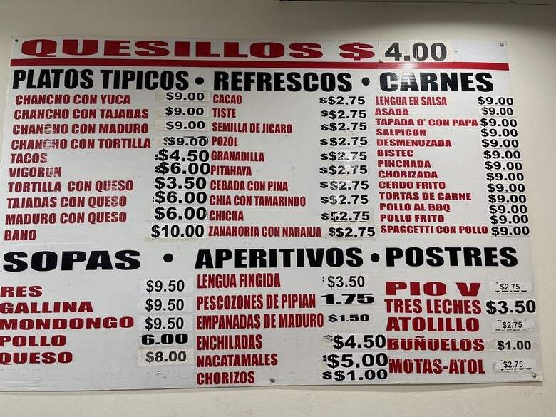 Quesillos Guiliguiste - Miami, FL menu_pic