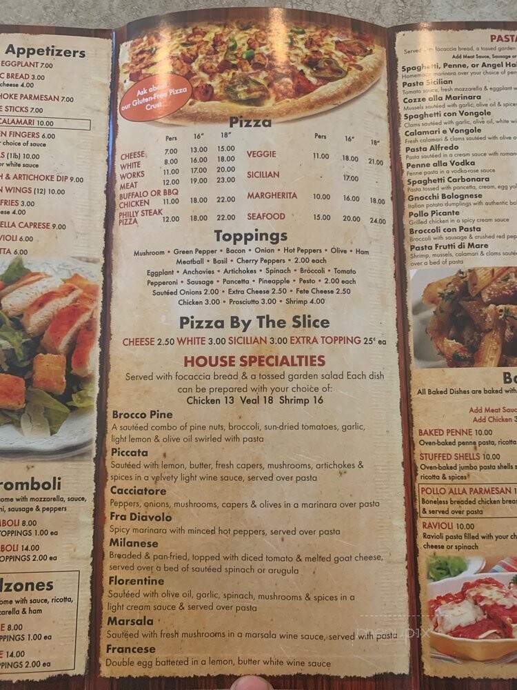 Rico's Pizzeria - Palmetto, FL menu_pic