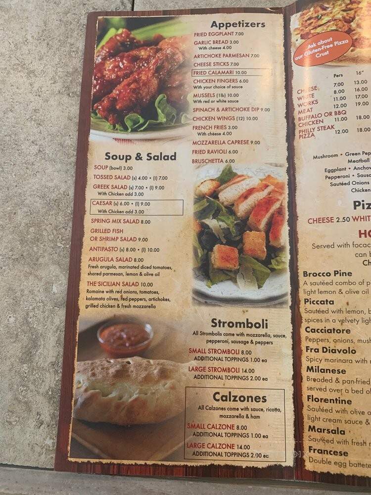 Rico's Pizzeria - Palmetto, FL menu_pic