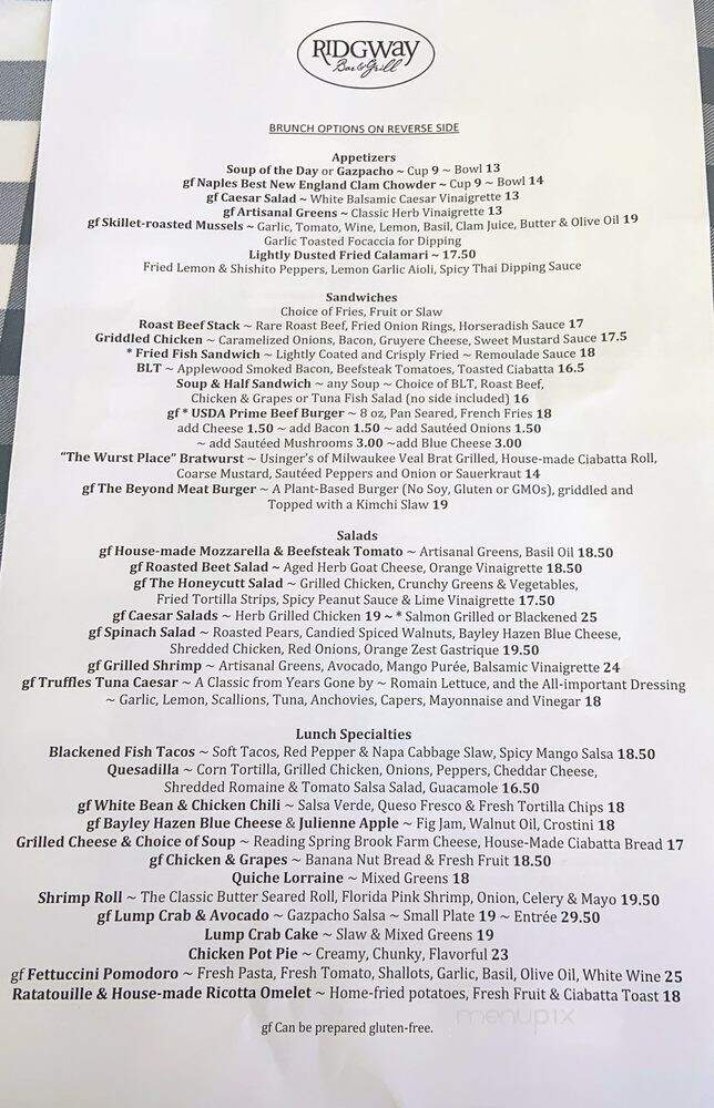 Ridgway Bar & Grill - Naples, FL