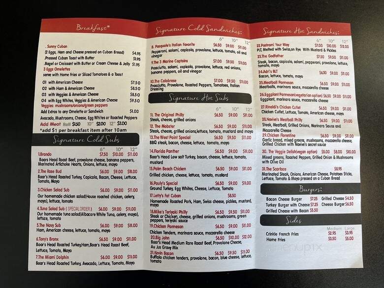 Rinaldi's Deli - West Palm Beach, FL menu_pic