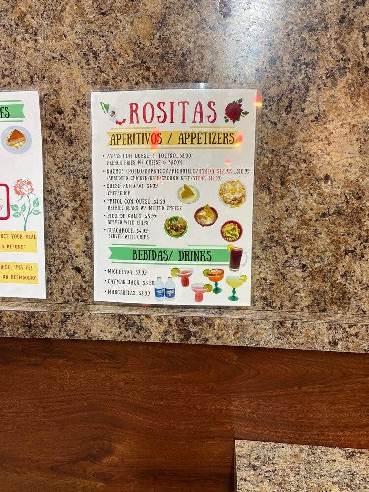 Rosita's Restaurant - Florida City, FL menu_pic