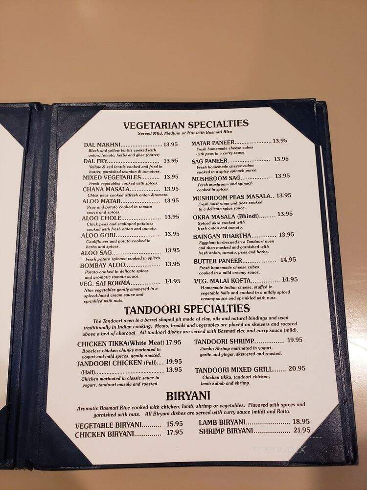 Royal India Restaurant - Fort Lauderdale, FL menu_pic