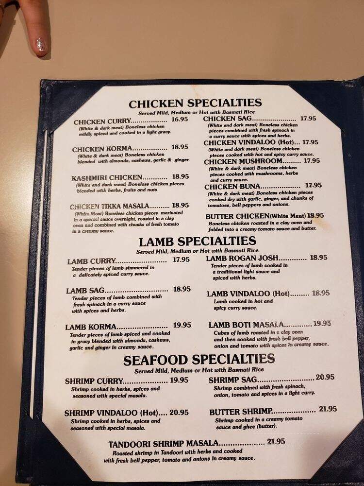 Royal India Restaurant - Fort Lauderdale, FL menu_pic