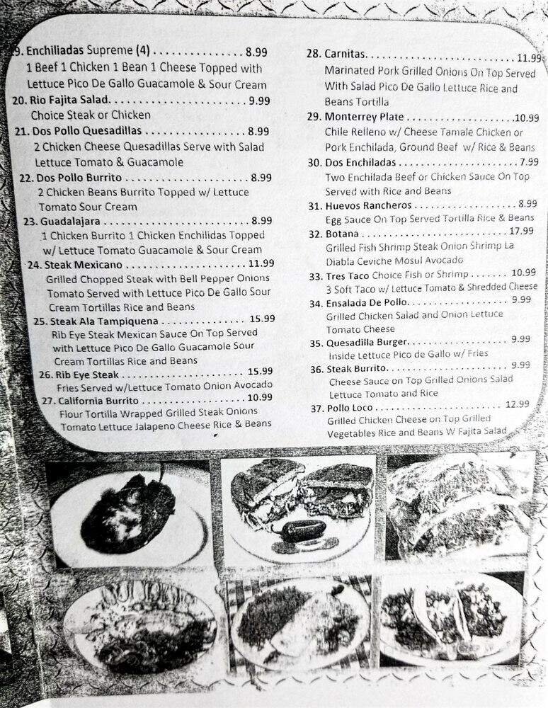 Sabor A Mexico - Fort Walton Beach, FL menu_pic