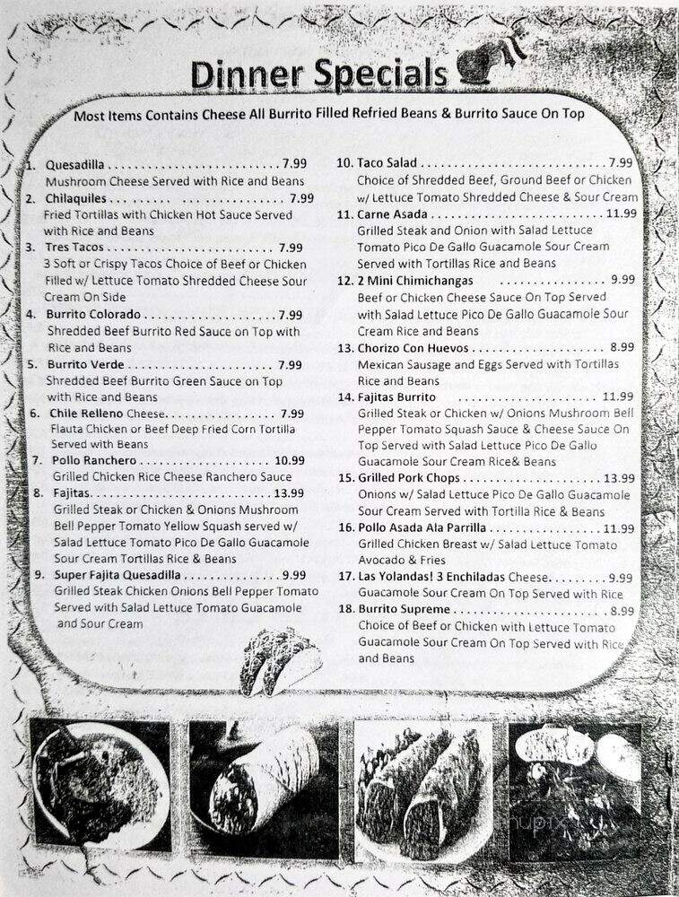 Sabor A Mexico - Fort Walton Beach, FL menu_pic