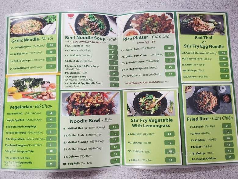 Saigon Bay Vietnamese - Tampa, FL menu_pic
