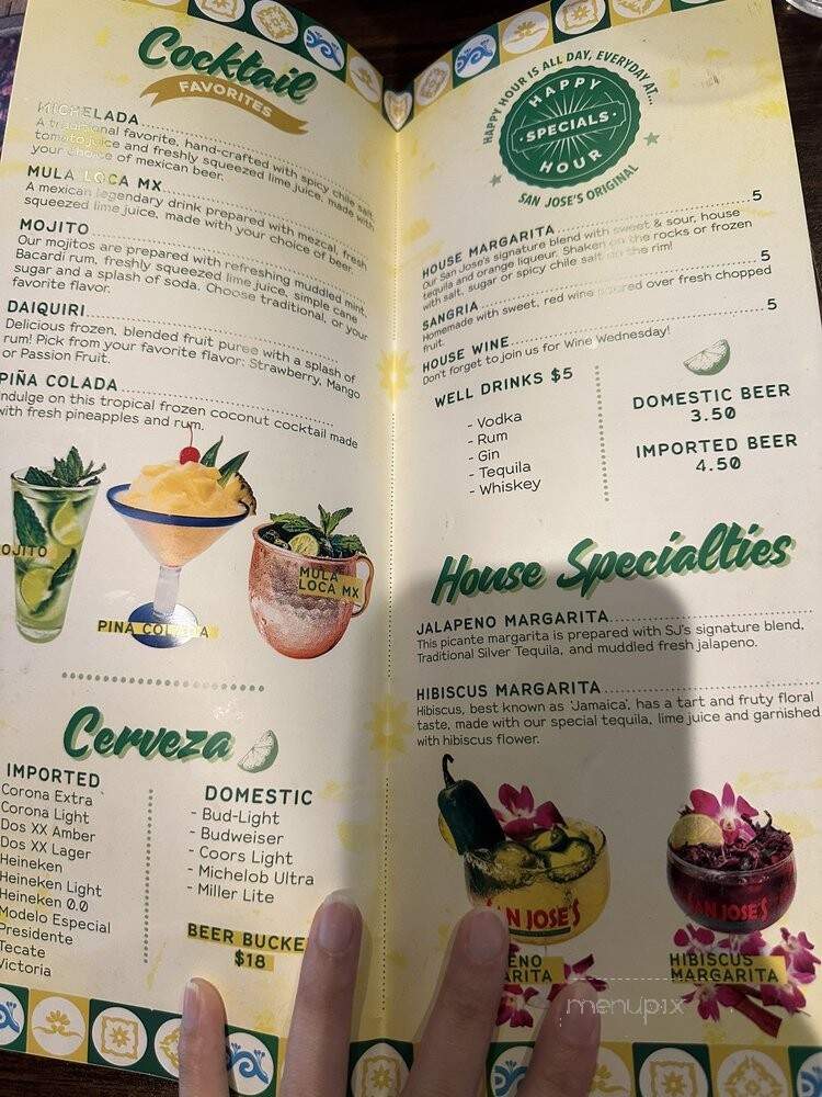 San Jose's Original Mexican - Orlando, FL menu_pic