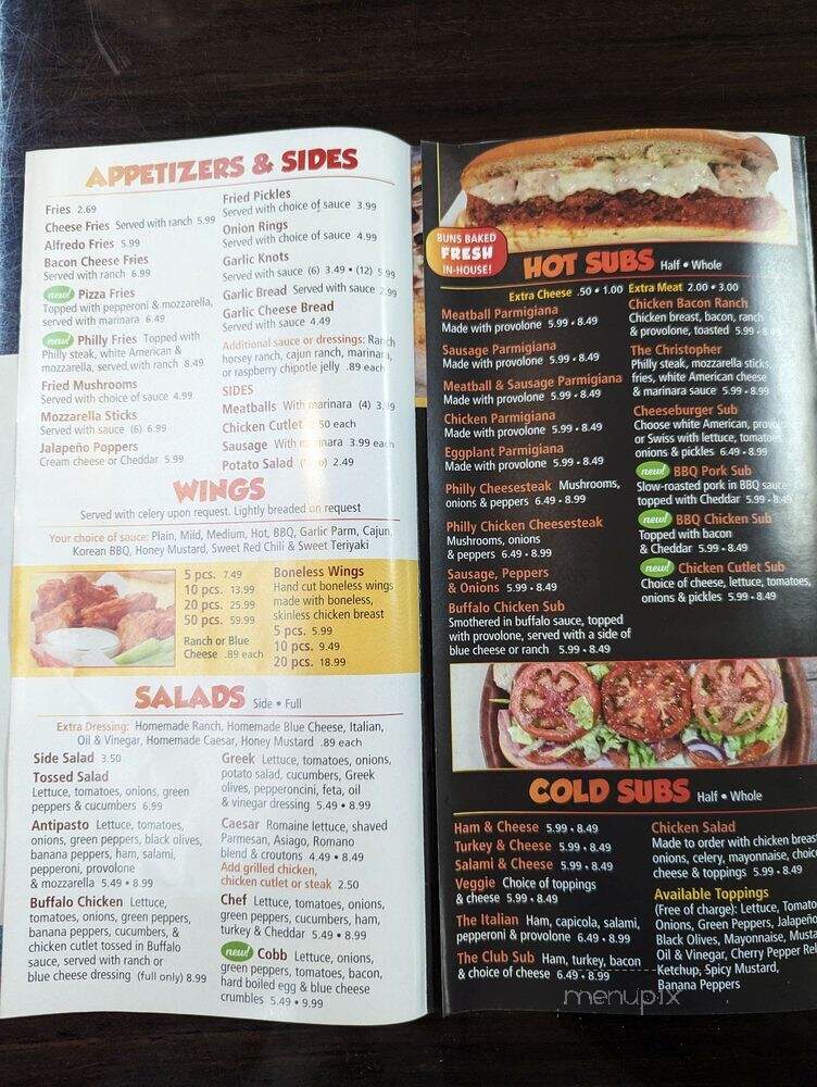 Scottie's Pizzeria & More - Port Richey, FL menu_pic