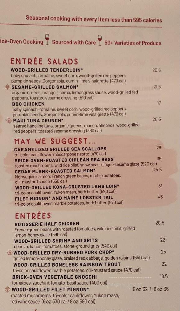 Seasons 52 - Fort Lauderdale, FL menu_pic