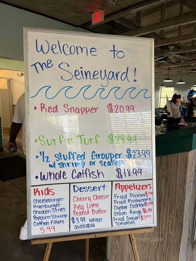 Seineyard Restaurant - Tallahassee, FL menu_pic