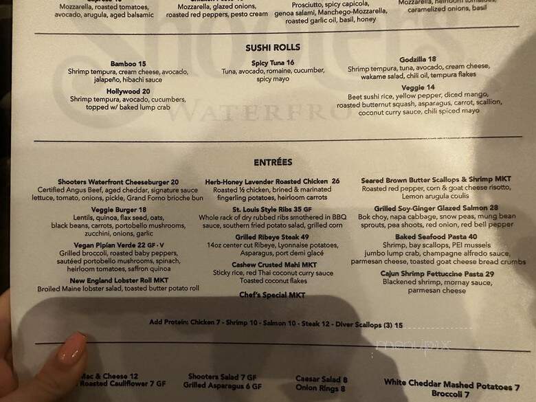 Shooters Waterfront Cafe - Fort Lauderdale, FL menu_pic