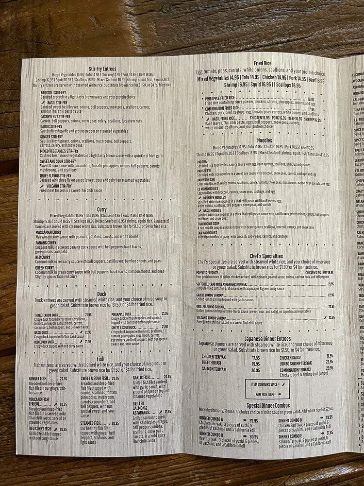 Siam Orchid - Melbourne, FL menu_pic