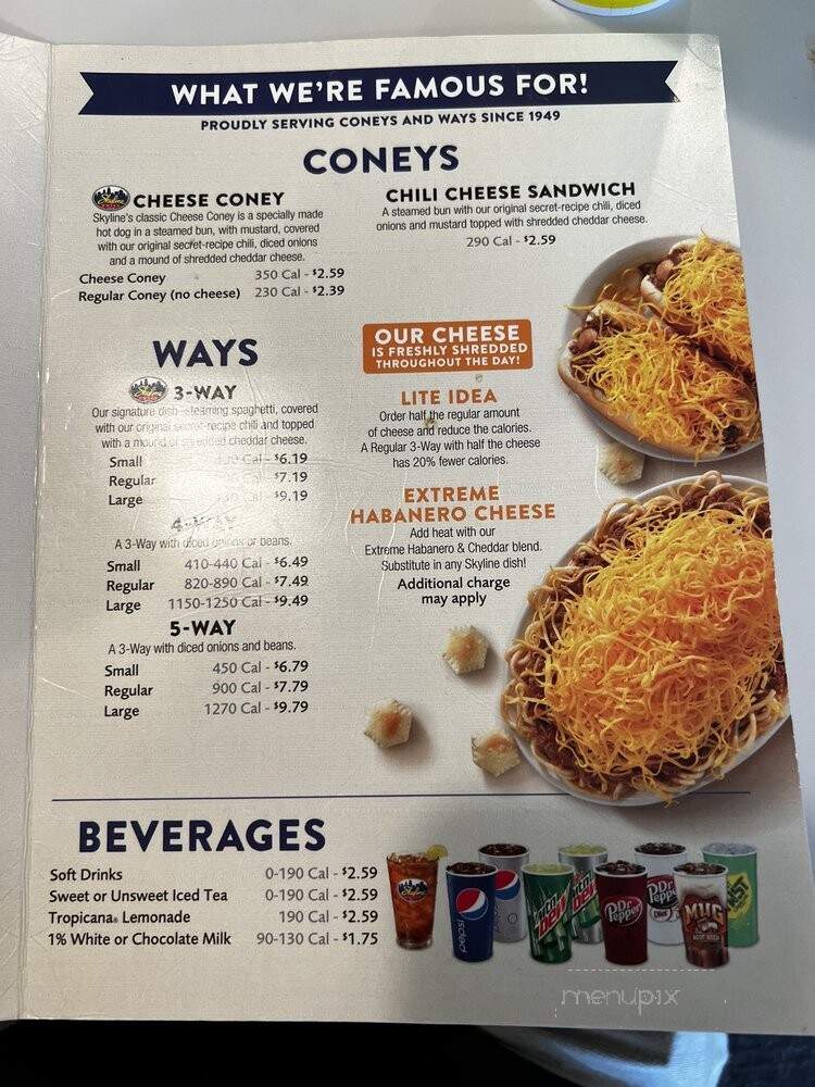 Skyline Chili - Fort Myers, FL menu_pic