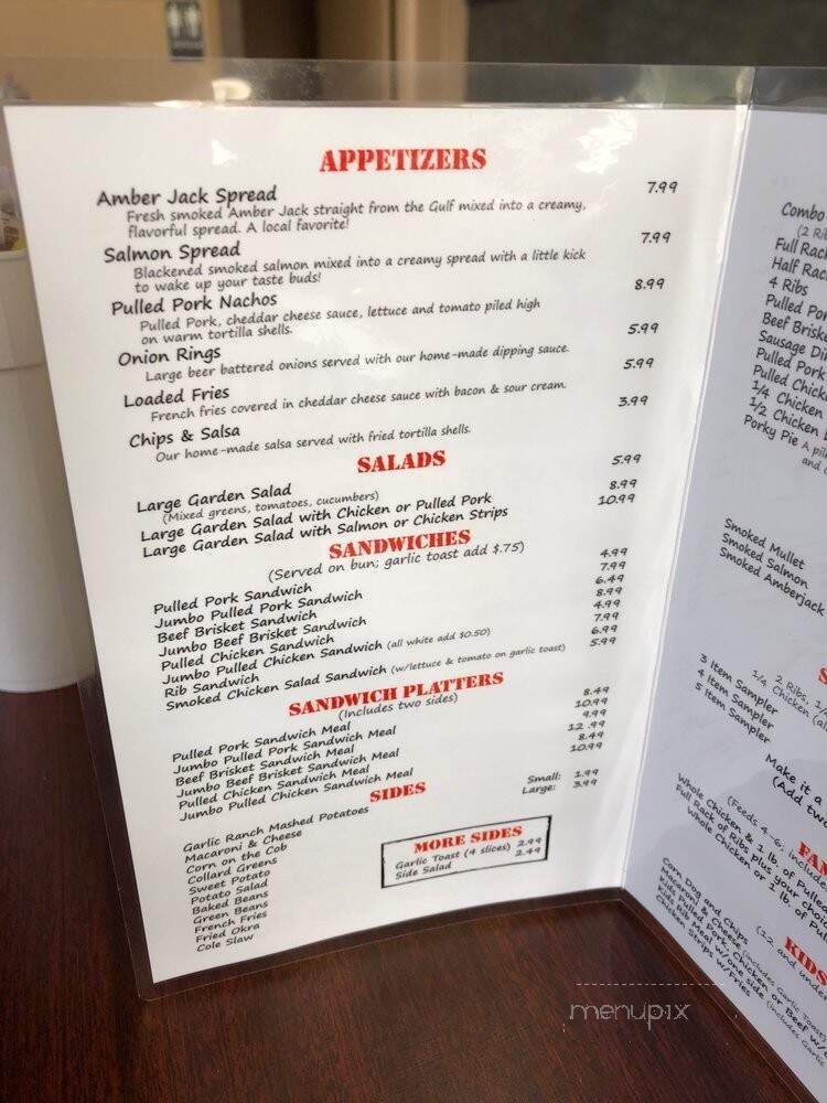 Smokin Out - Holiday, FL menu_pic
