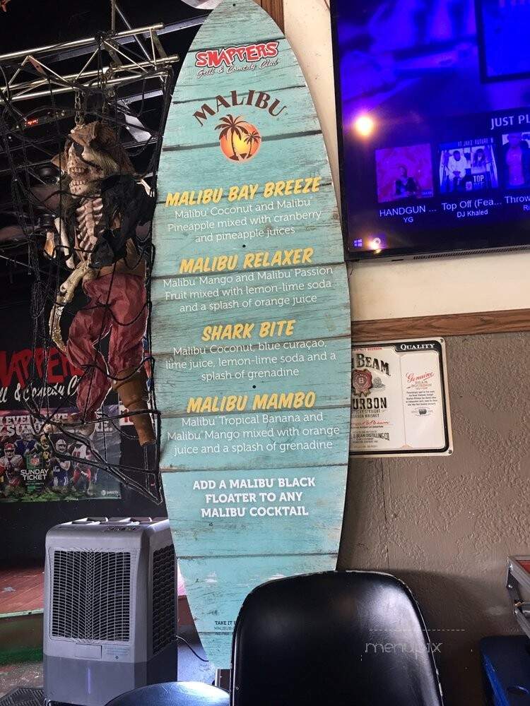 Snappers - Palm Harbor, FL menu_pic
