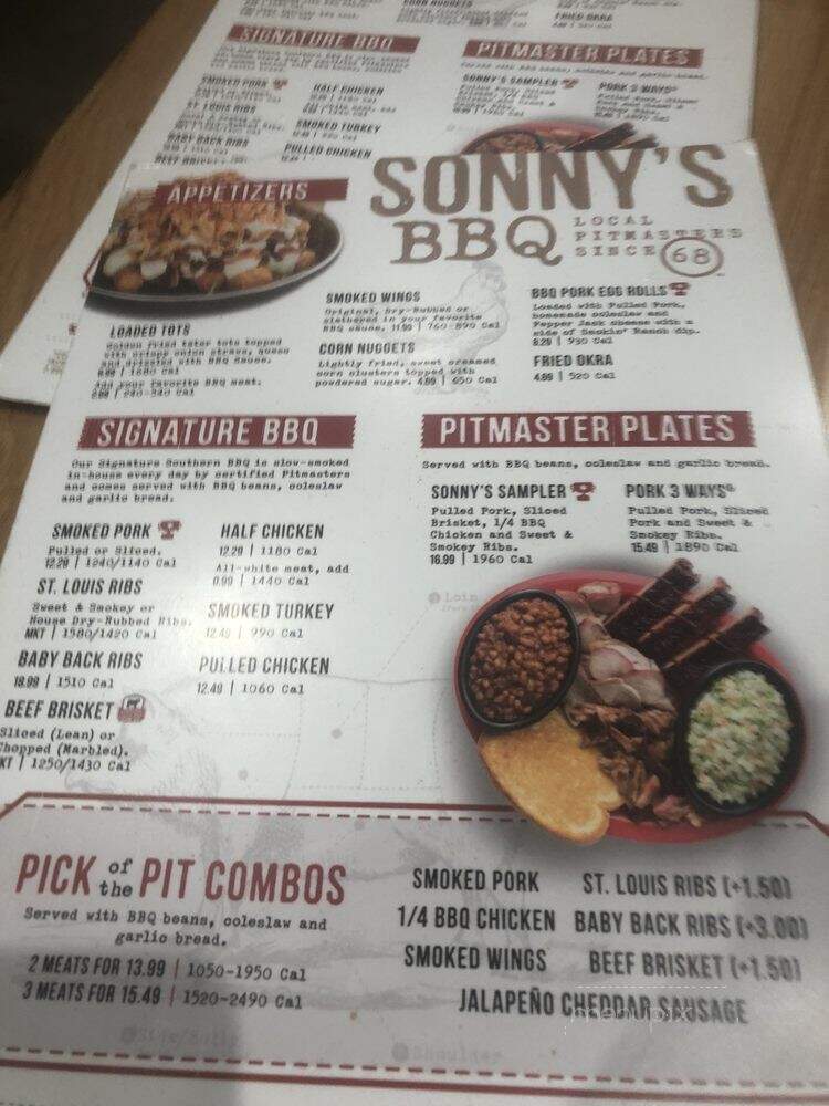 Sonny's Real Pit Bar-B-Q - Pensacola, FL