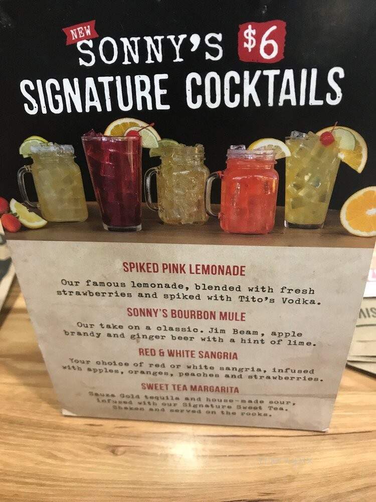 Sonny's Real Pit Bar-B-Q - Zephyrhills, FL menu_pic