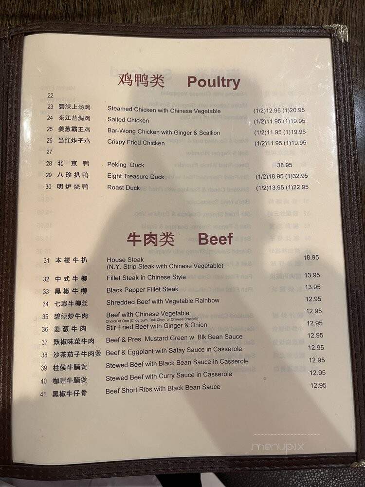 South Garden Chinese Restaurant - Miami, FL menu_pic