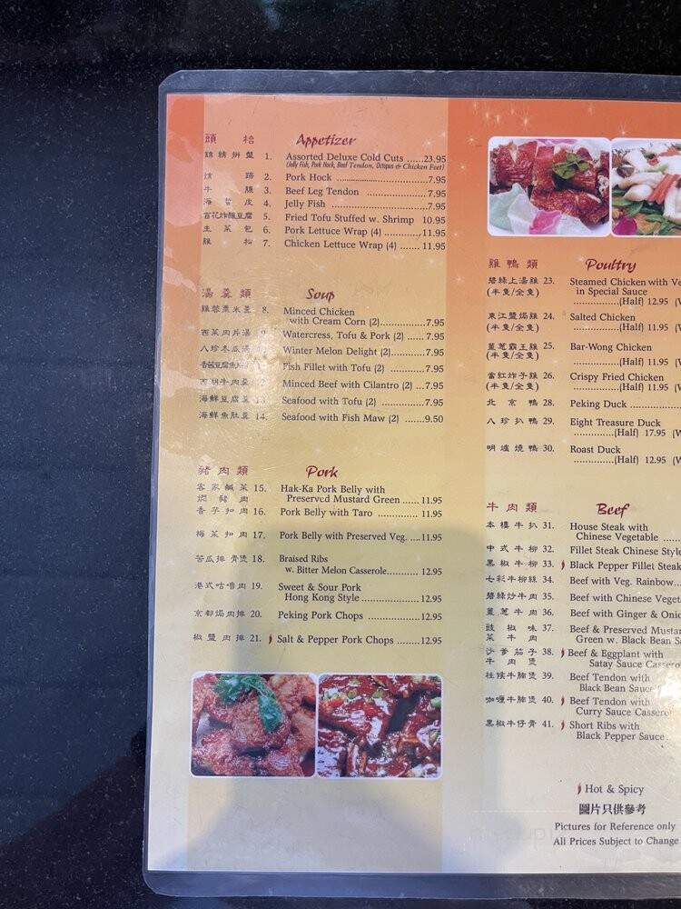 South Garden Chinese Restaurant - Miami, FL menu_pic