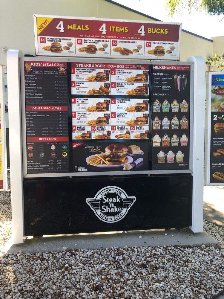 Steak 'n Shake - Clearwater, FL menu_pic