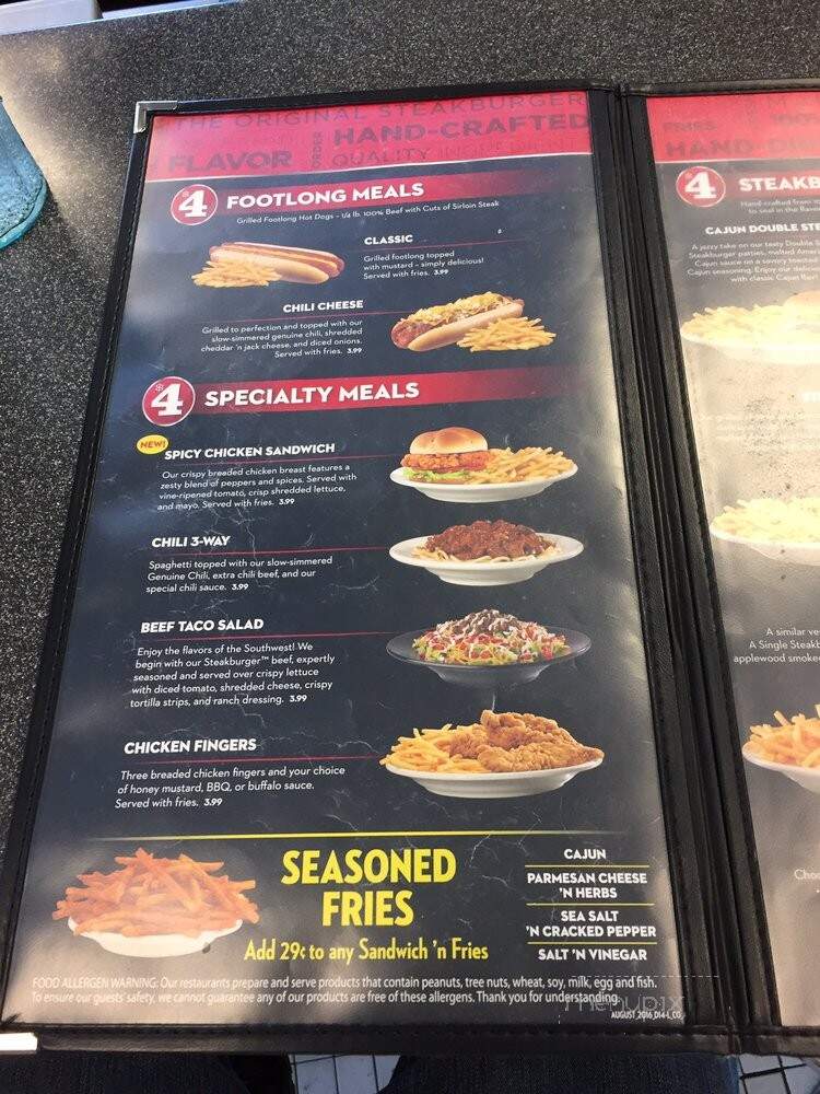 Steak 'n Shake - Lakeland, FL menu_pic