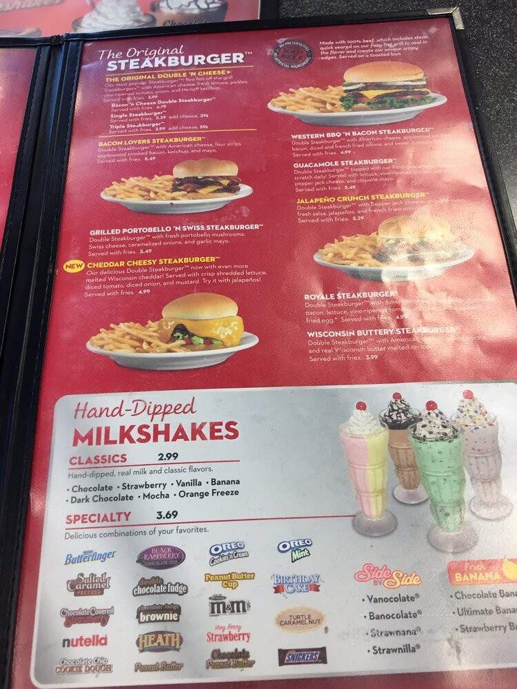 Steak 'n Shake - Lakeland, FL menu_pic