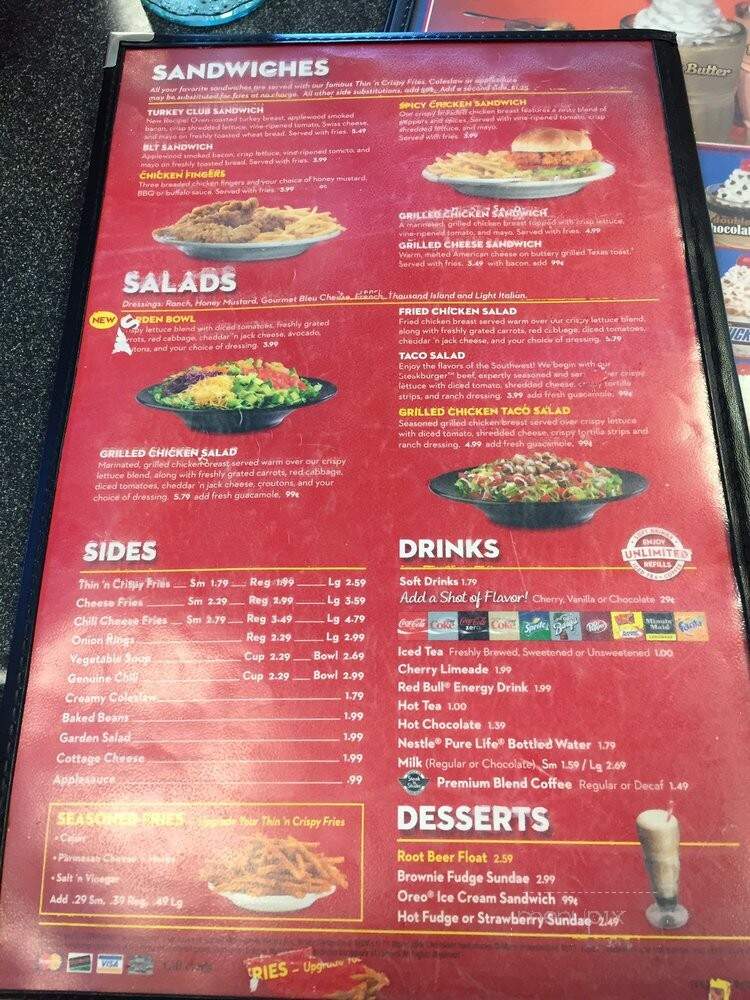 Steak 'n Shake - Lakeland, FL menu_pic