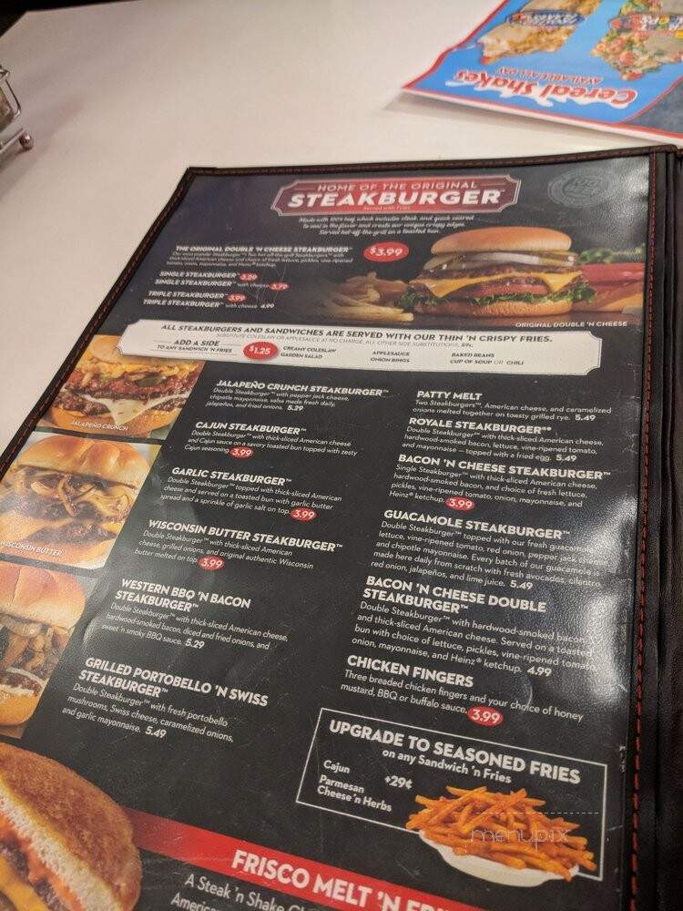 Steak 'n Shake - Lake Mary, FL menu_pic