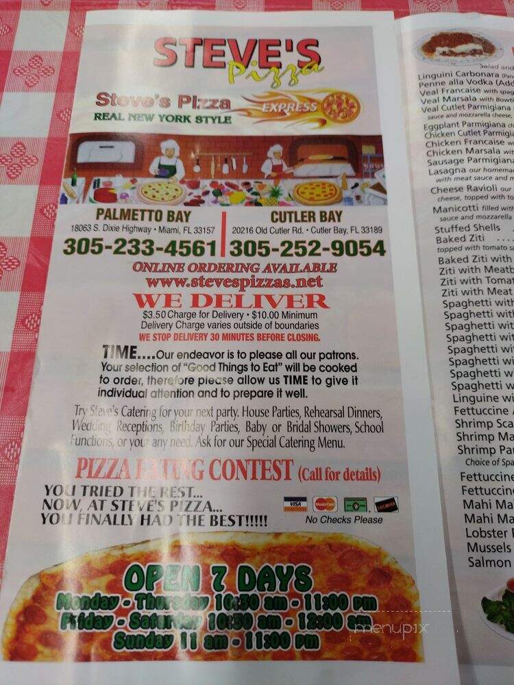 Steve's Pizza - Miami, FL