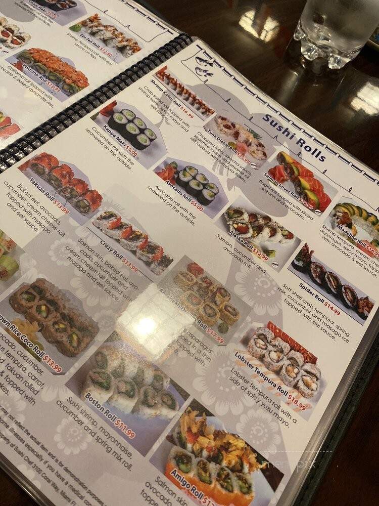 Sushi Chef - Coral Gables, FL menu_pic