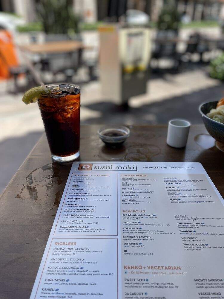 Sushi Maki - Coral Gables, FL menu_pic