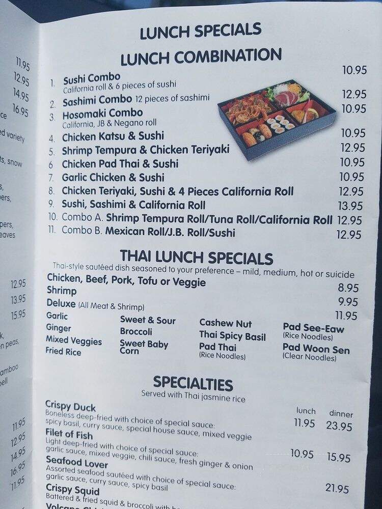 Sushi Toi & Thai Cuisine - Delray Beach, FL menu_pic