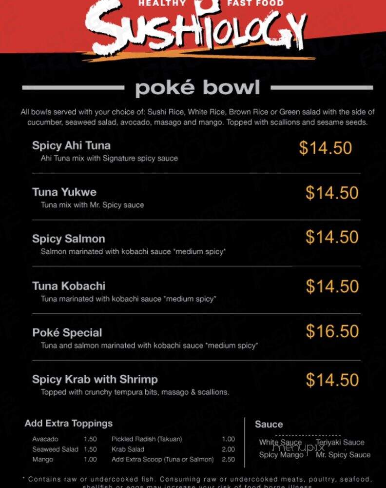 Sushiology - Orlando, FL menu_pic