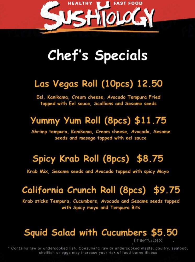 Sushiology - Orlando, FL menu_pic