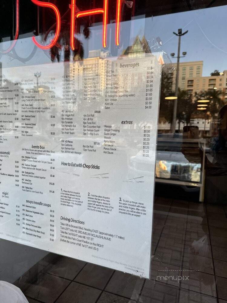 Sushi-One - Fort Lauderdale, FL menu_pic